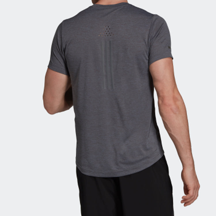 adidas CHILL TEE M Training Sports Short Sleeve Gray FL8578