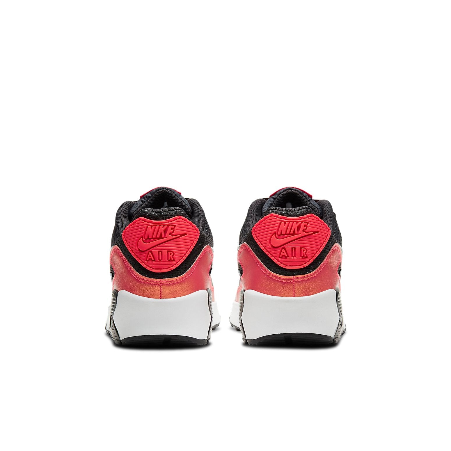 (GS) Nike Air Max 90 FP 'Black Laser Crimson' CT1966-001