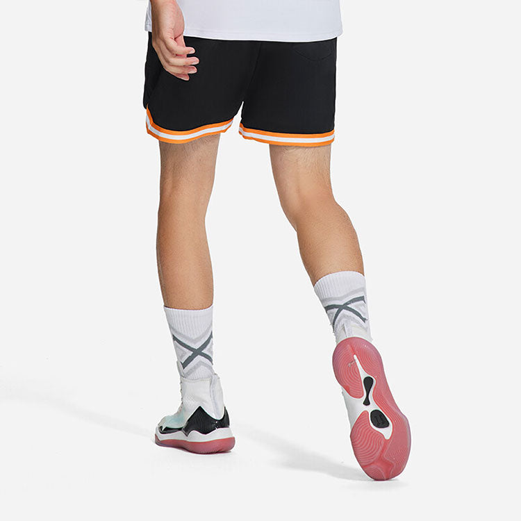 Li-Ning Jimmy Butler Basketball Shorts 'Black Orange' AAPS061-1