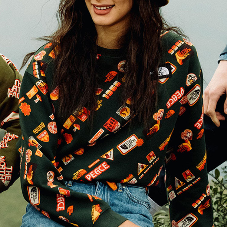 (WMNS) THE NORTH FACE Vanlife Logo Sweater 'Multicolor' NF0A5JW9-VR0