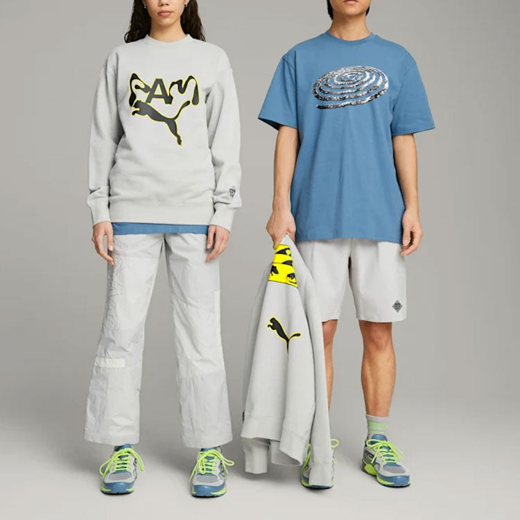 PUMA X Perks And Mini Crewneck Sweatshirt 'Grey' 620231-10