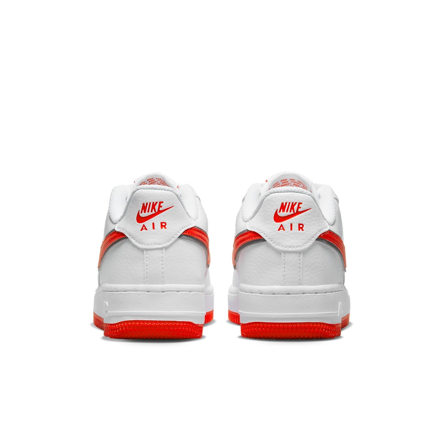 (GS) Nike Air Force 1 SE 'Mini Swoosh - White Habanero Red' DX9269-101