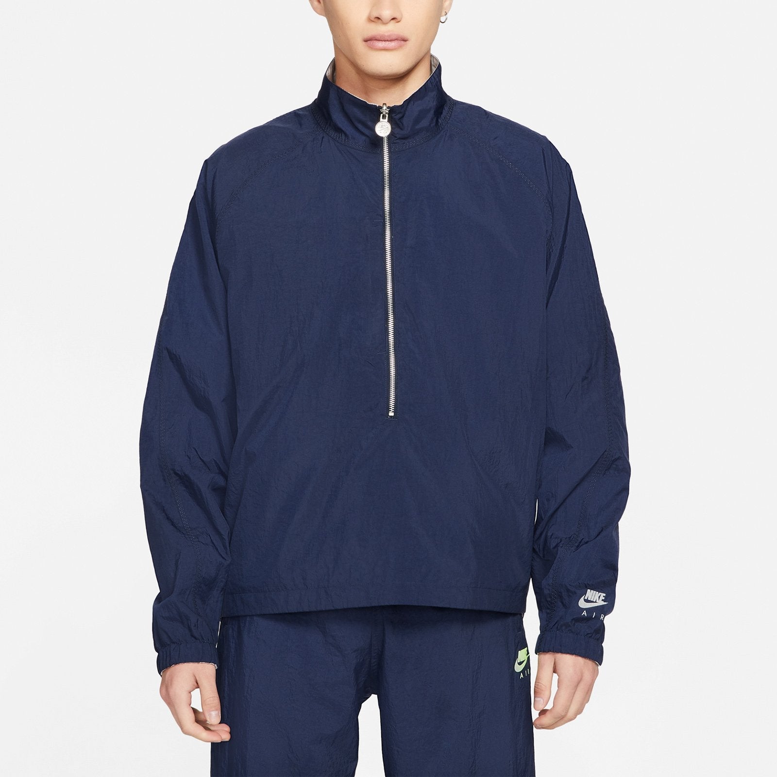 Nike Air x Kim Jones Double-Sided Windproof Reflective Logo Jacket Unisex Blue/White DC9985-100