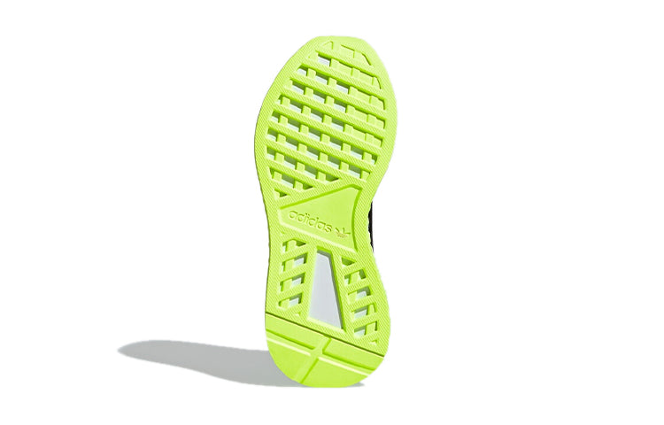 (GS) adidas originals Deerupt Runner J 'Black Yellow White' DB2780