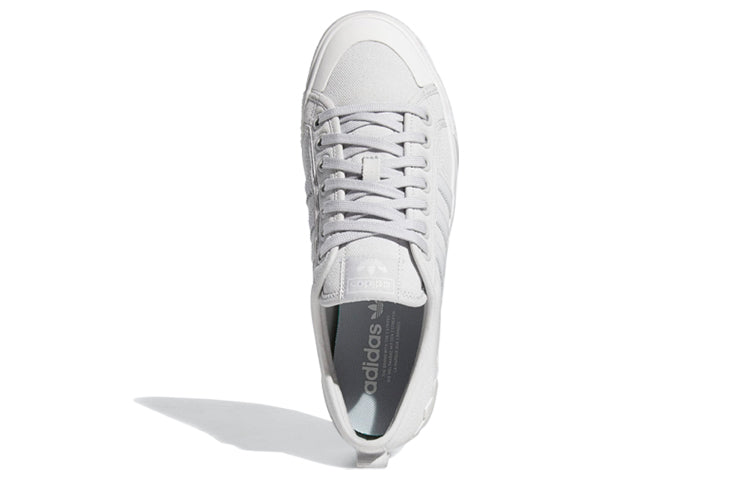 adidas Nizza 'Oversize Heel Logo - Light Solid Grey' EF5714