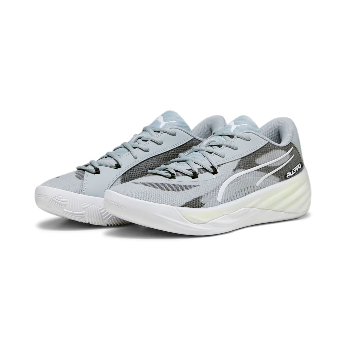 PUMA All-Pro Nitro TEAM Sneakers 'Grey White' 379081-05