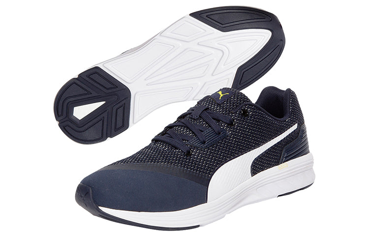 (WMNS) PUMA Nrgy Resurge Low Running Shoes Black/White/Blue 191601-05
