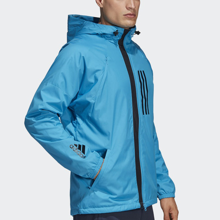 adidas W.N.D. Sports Stylish Woven Jacket Blue DZ0053
