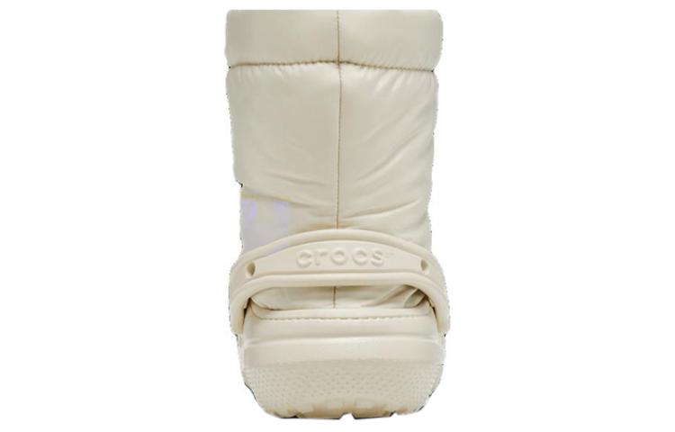 (WMNS) Crocs Classic Lined Neo Puff Boots 'Beige' 206630-2Y2