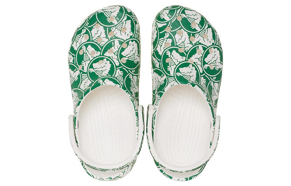Crocs Classic Duke Print Clogs 'Green' 210003-3WH