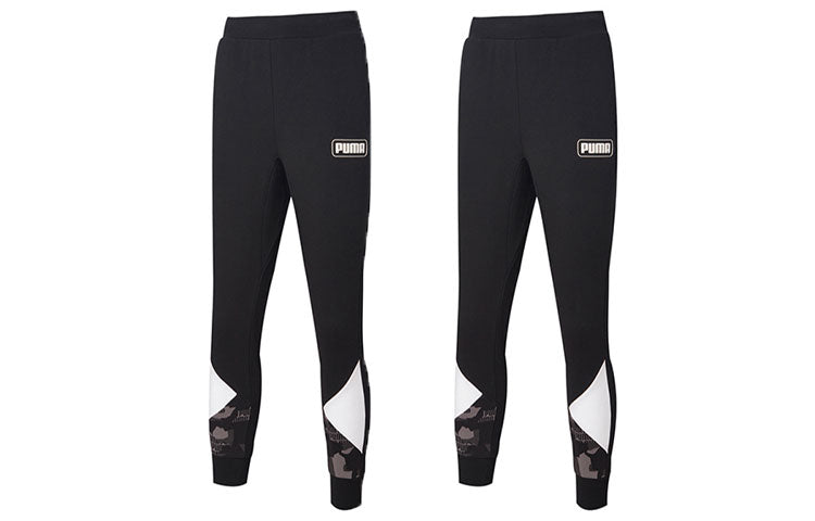 PUMA Rebel Camo AOP Sweatpants 'Black' 585022-01