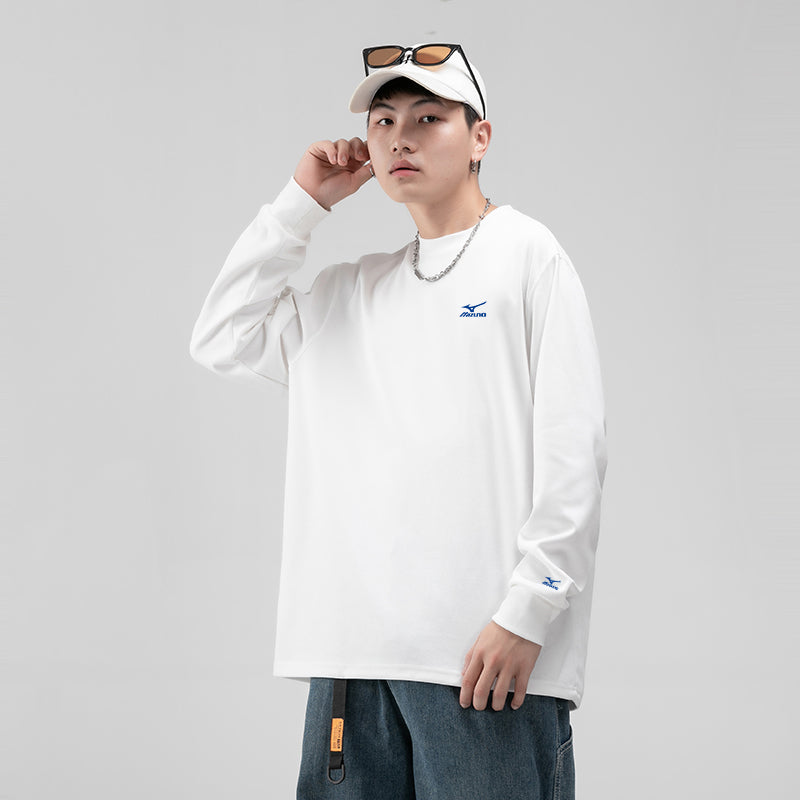 Mizuno Casual Graphic Long Sleeve T-shirt 'White' A2CA2A82