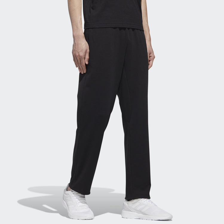 adidas Fitness Training Breathable Knitted Long Pants Men Black GM2049