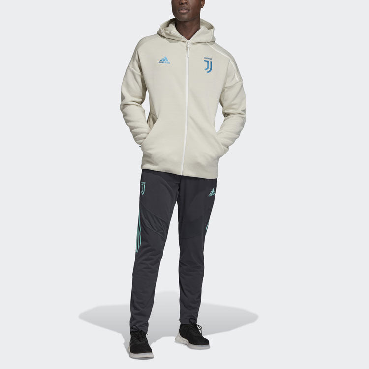 adidas Juve Zne Hd 3.0 Juventus Sports Hooded Jacket White DX9213