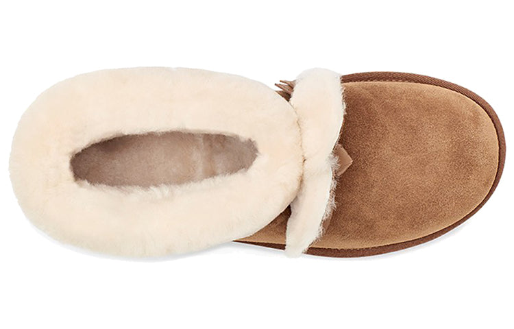 (WMNS) UGG Classic Mini II CNY(Chinese New Year) Snow boots Chestnut 1109735-CHE