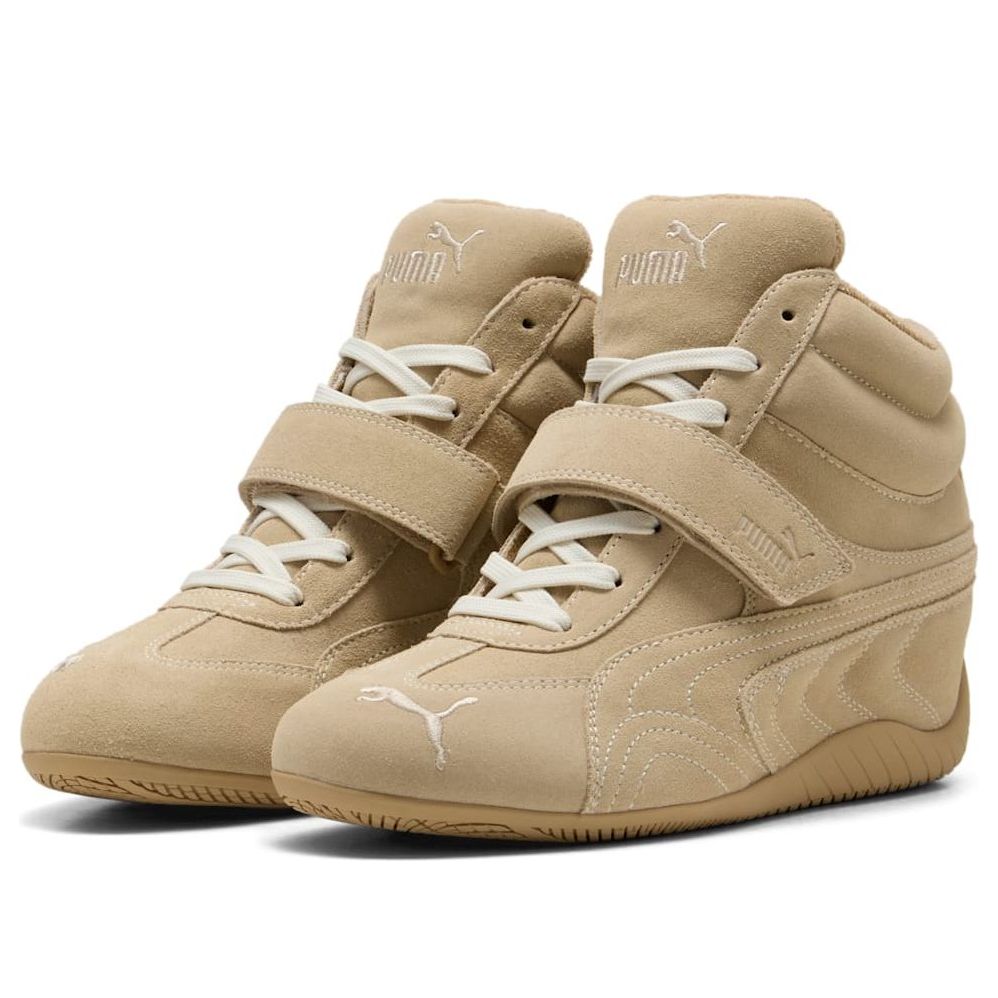 (WMNS) PUMA x Alexander McQueen Speedcat Mid Wedge 'Beige' 408118-01