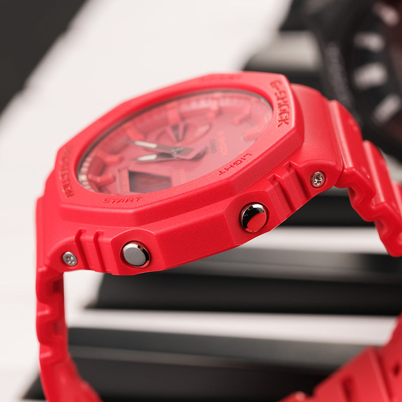 CASIO G-Shock Analog-Digital 'Red' GA-2100-4APR