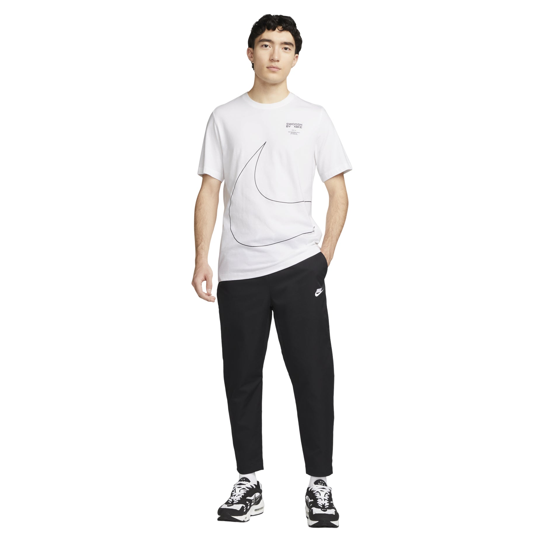 Nike Club Woven Tapered-Leg Pants Asia Sizing 'Black' DX0625-010