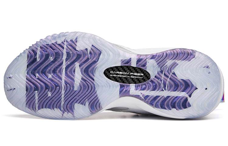 ANTA Shock Wave 3 Basketball Shoes 'White Purple' 112131601-10
