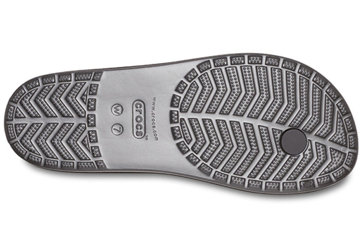 (WMNS) Crocs Leopard print Printing Flip-Flops Shoe Black 206490-02W
