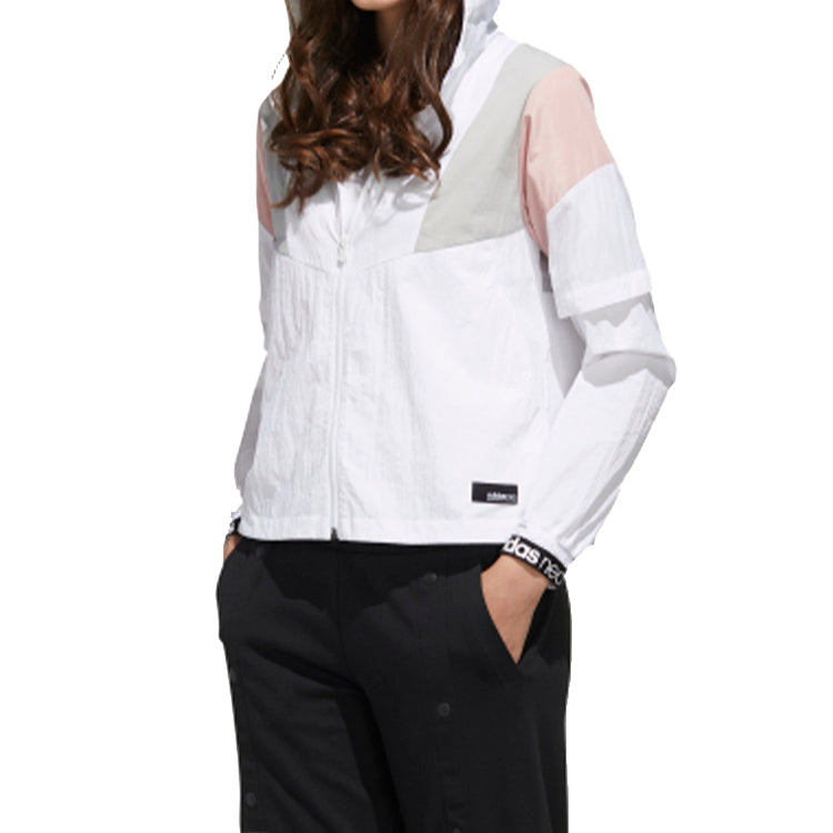 (WMNS) adidas neo W Sd Wb Sports White Jacket FN6550