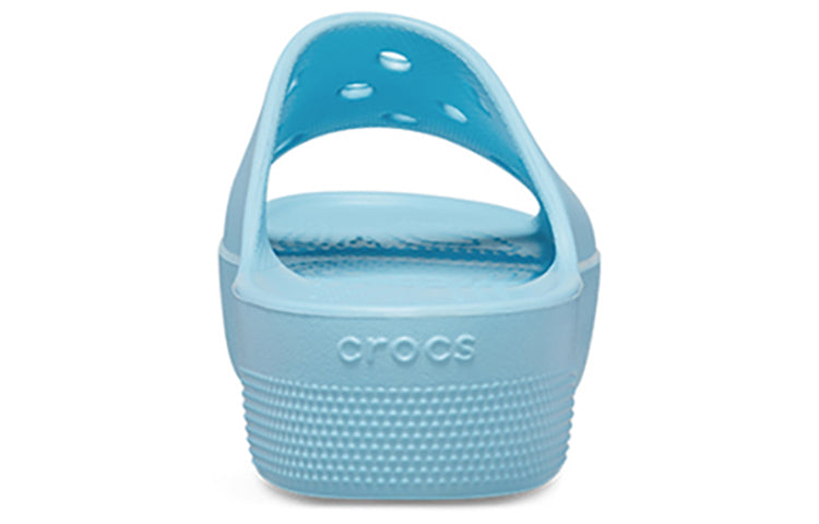 (WMNS) Crocs Classic Platform Slide 'Arctic' 208180-411
