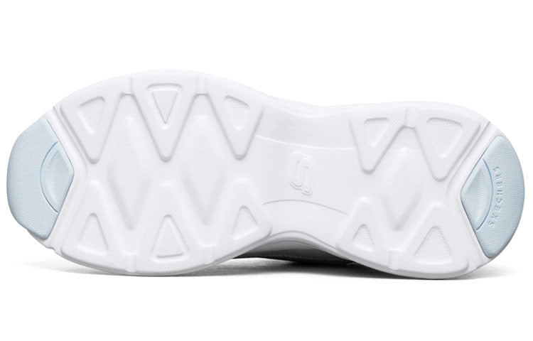 (WMNS) Skechers D'Lites Daddy Shoes White/Blue 88888401-WLB