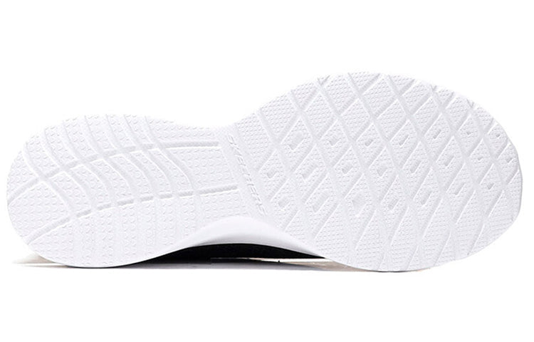 (WMNS) Skechers Dynamight Low-Top Black/White 12119-BKW
