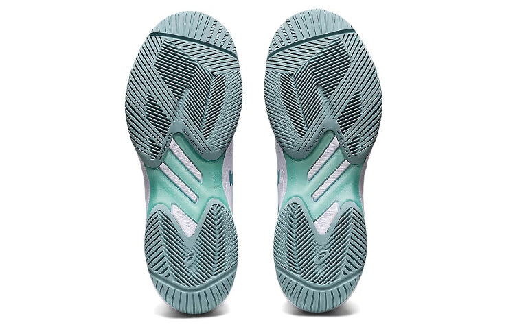 (WMNS) ASICS Solution Swift FF 'White Smoke Blue' 1042A197-104