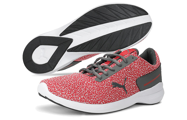 PUMA Pacer El Idp Low Running Shoes Grey/Red/White 371517-02