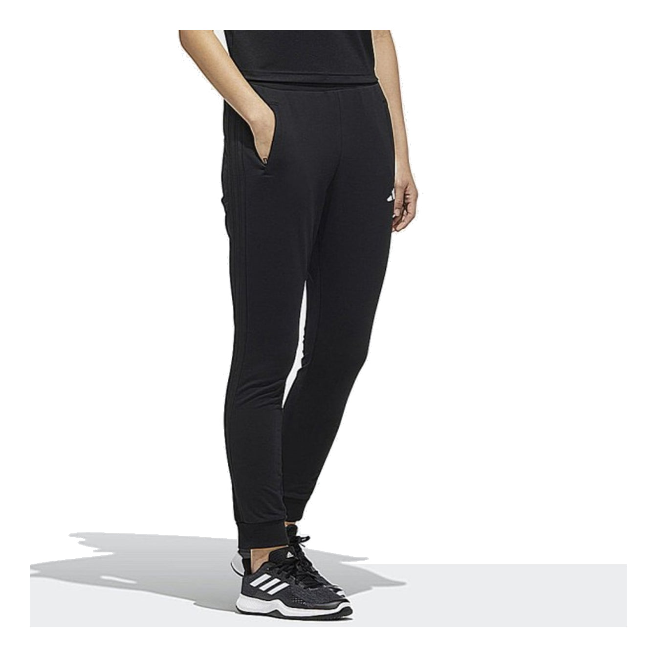 (WMNS) adidas Fit Comfort Pants Asia Sizing 'Black' FM9327
