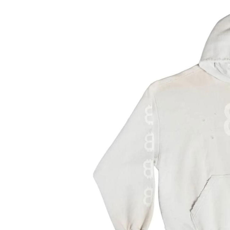 Balenciaga Crypto Hoodie Medium Fit 'Off White' 742603TOVU7