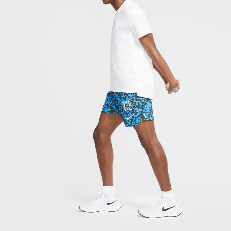Nike Stride Wild Run Dri-FIT Unlined Woven Breathable Running Shorts Light Blue CU5722-435