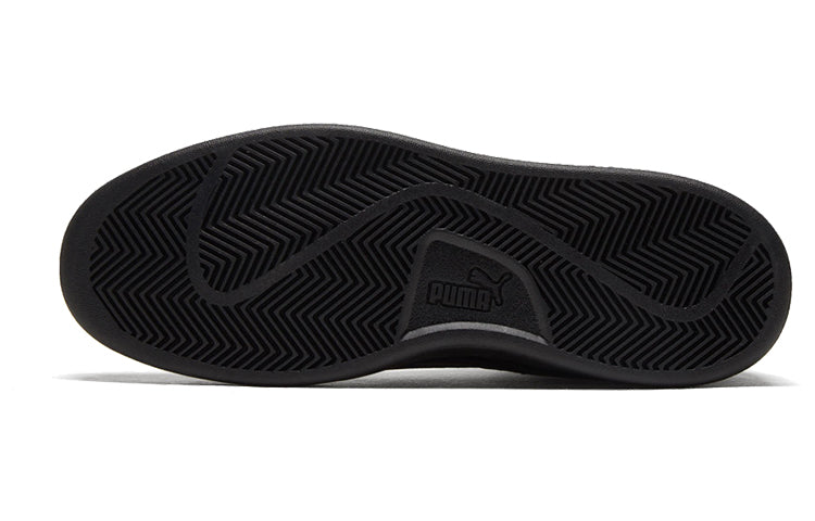 PUMA Smash V2 Mid Wtr Fleece Black Mid Board Shoes 366810-01