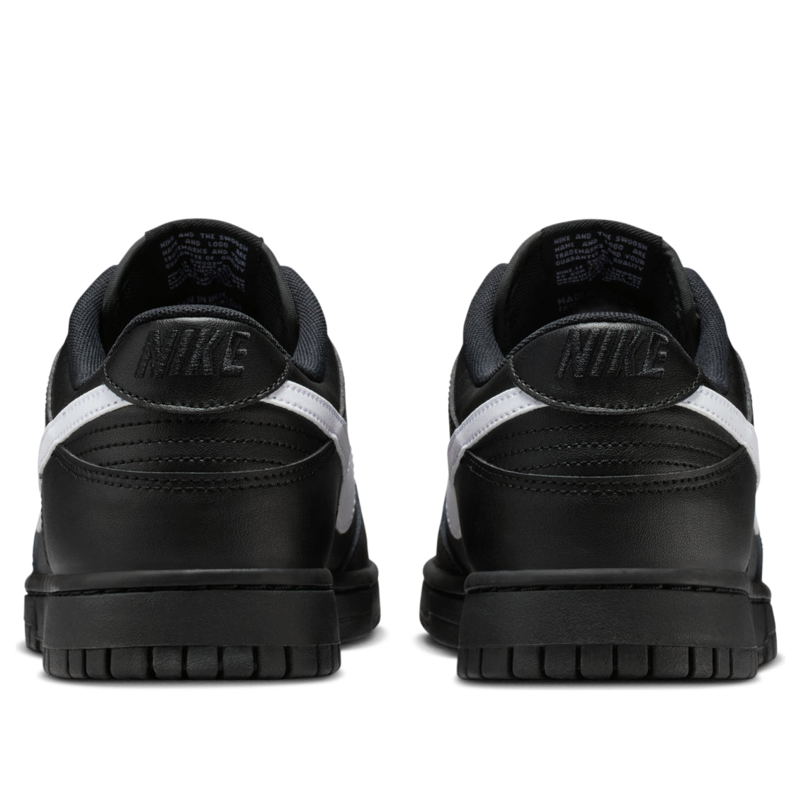 Nike Dunk Low 'Black White Swoosh' IO7606-010
