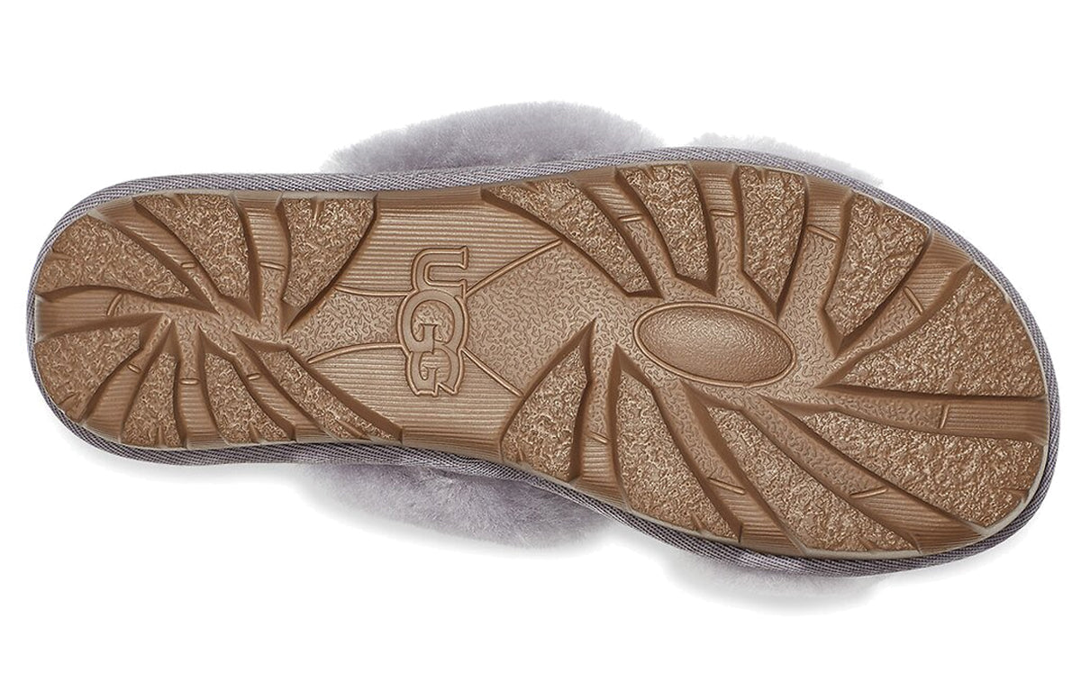 (WMNS) UGG Fuzzette Minimalistic Cozy Gray Purple 1107955-SAMT
