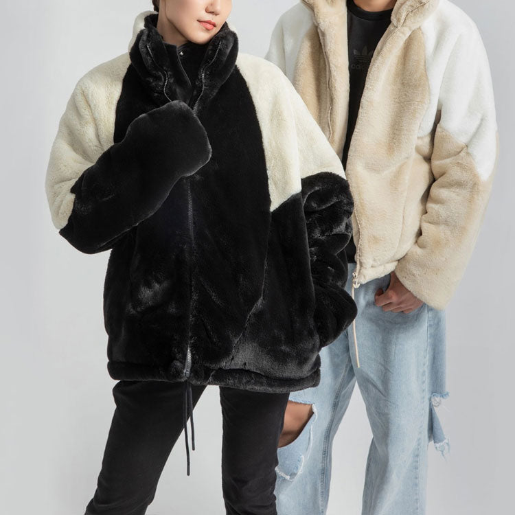 adidas originals Unisex Speed Fur Jacket Brown HF0702