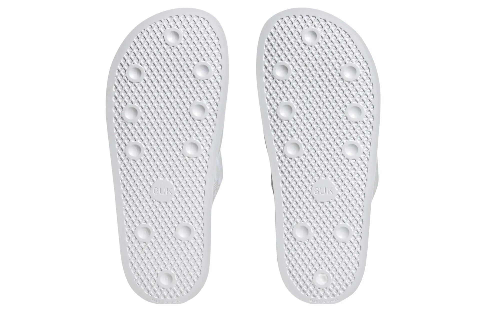 (WMNS) adidas Adilette Essential Slides 'Trefoil Monogram - White' HQ6070