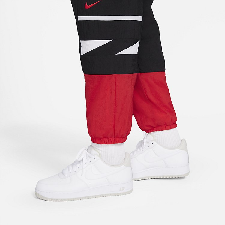 Nike Dri-fit Starting Five Basketball Sweatpants 'Black University Red' CW7351-100