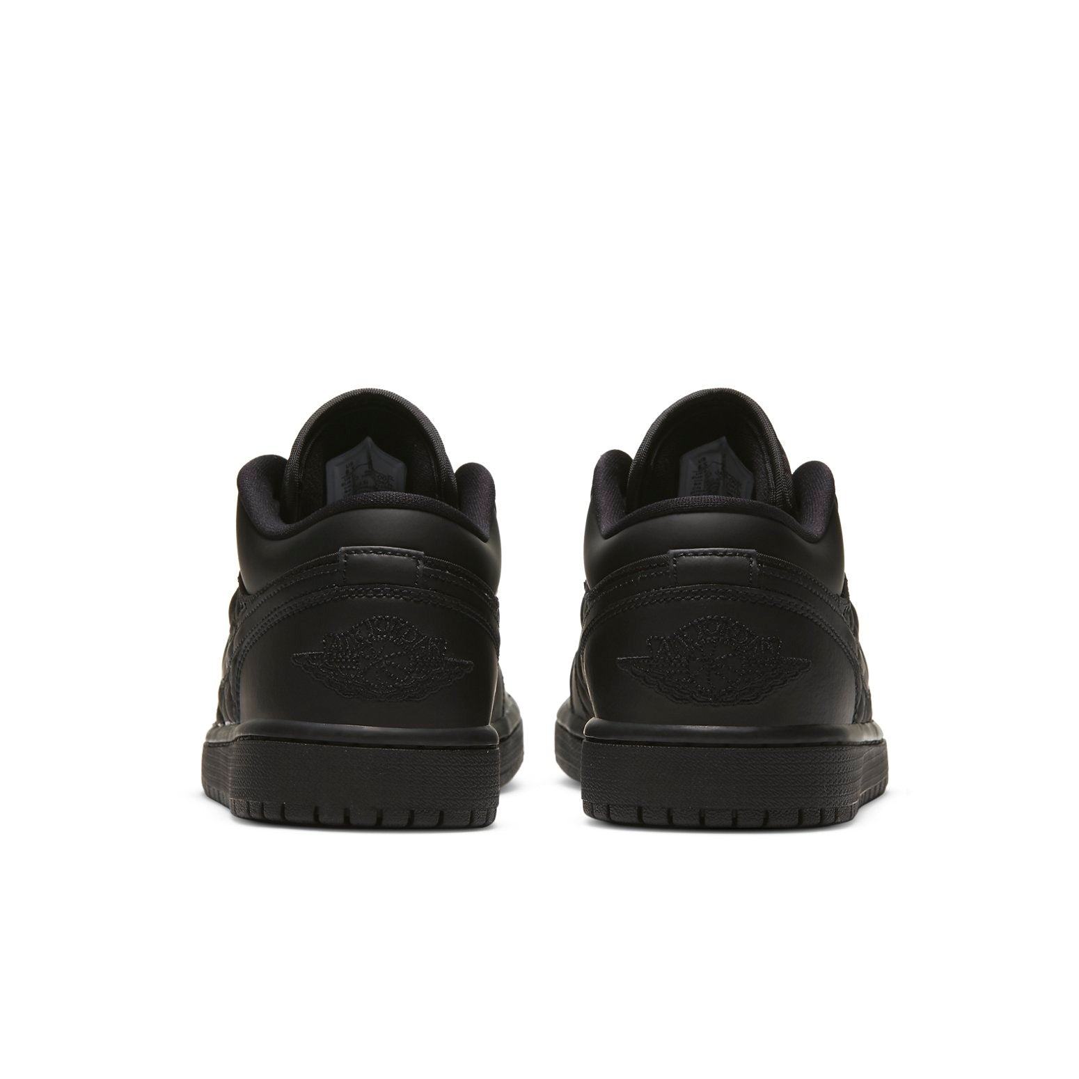 (WMNS) Air Jordan 1 Low 'Triple Black Quilted' DB6480-001