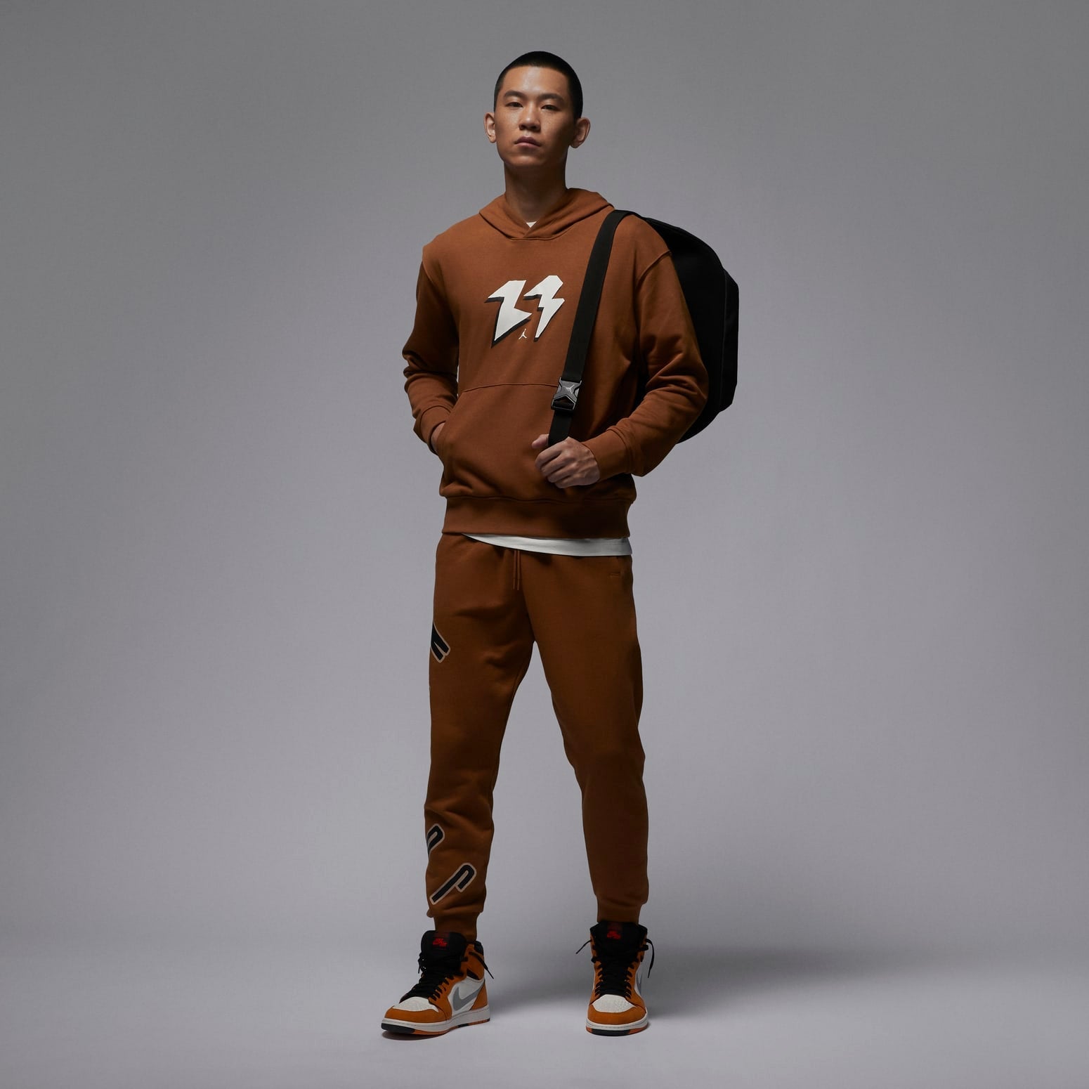 Air Jordan Flight MVP Fleece Pullover Hoodie Asia Sizing 'Light British Tan' FQ1871-281