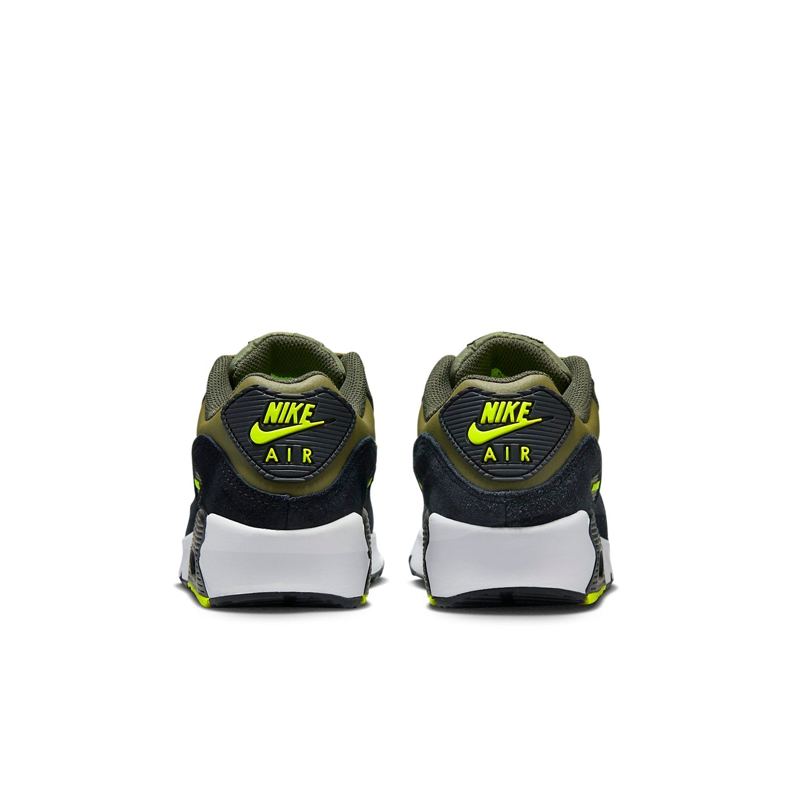 (GS) Nike Air Max 90 Leather 'Medium Olive Volt' DV3607-200