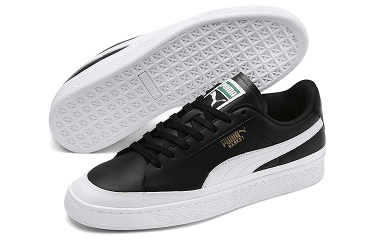 (WMNS) PUMA Basket Skate Black/White 369175-01
