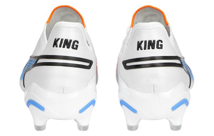(WMNS) PUMA King Ultimate FG AG 'White Blue' 107262-01