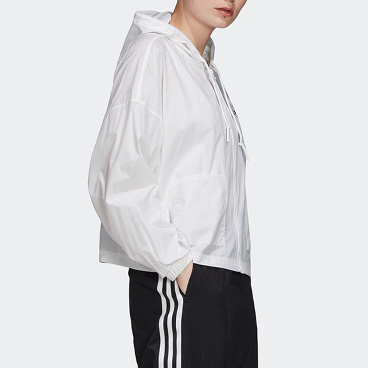 (WMNS) adidas originals Graphic WindBr Jacket White GK4980
