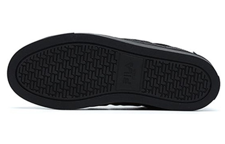 (WMNS) FILA FUSION Casper Shoes 'Black White' T12W135109FBK