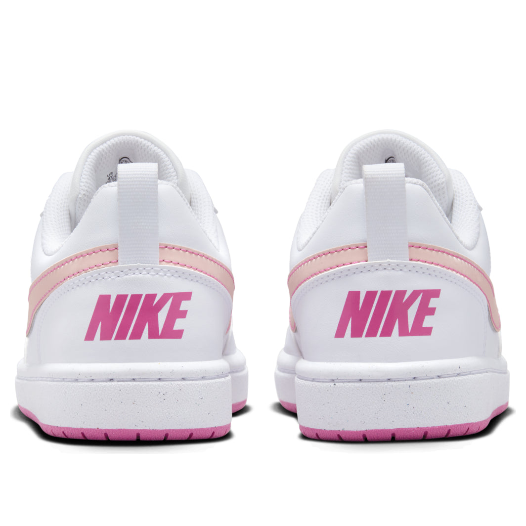 (GS) Nike Court Borough Low Recraft 'White Pinksicle' DV5456-111