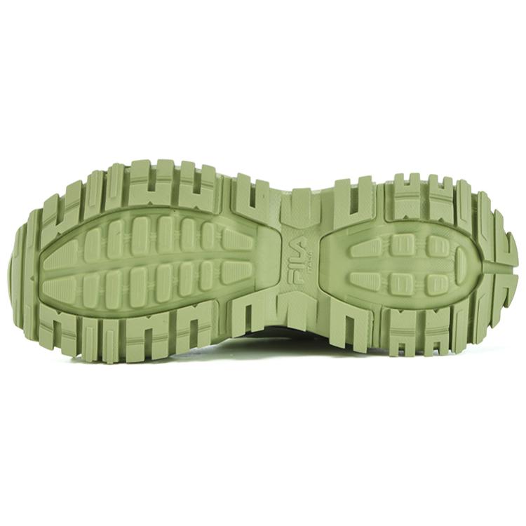 (WMNS) FILA FUSION Bianco Mule Slippers 'Green' T12W331302FWP