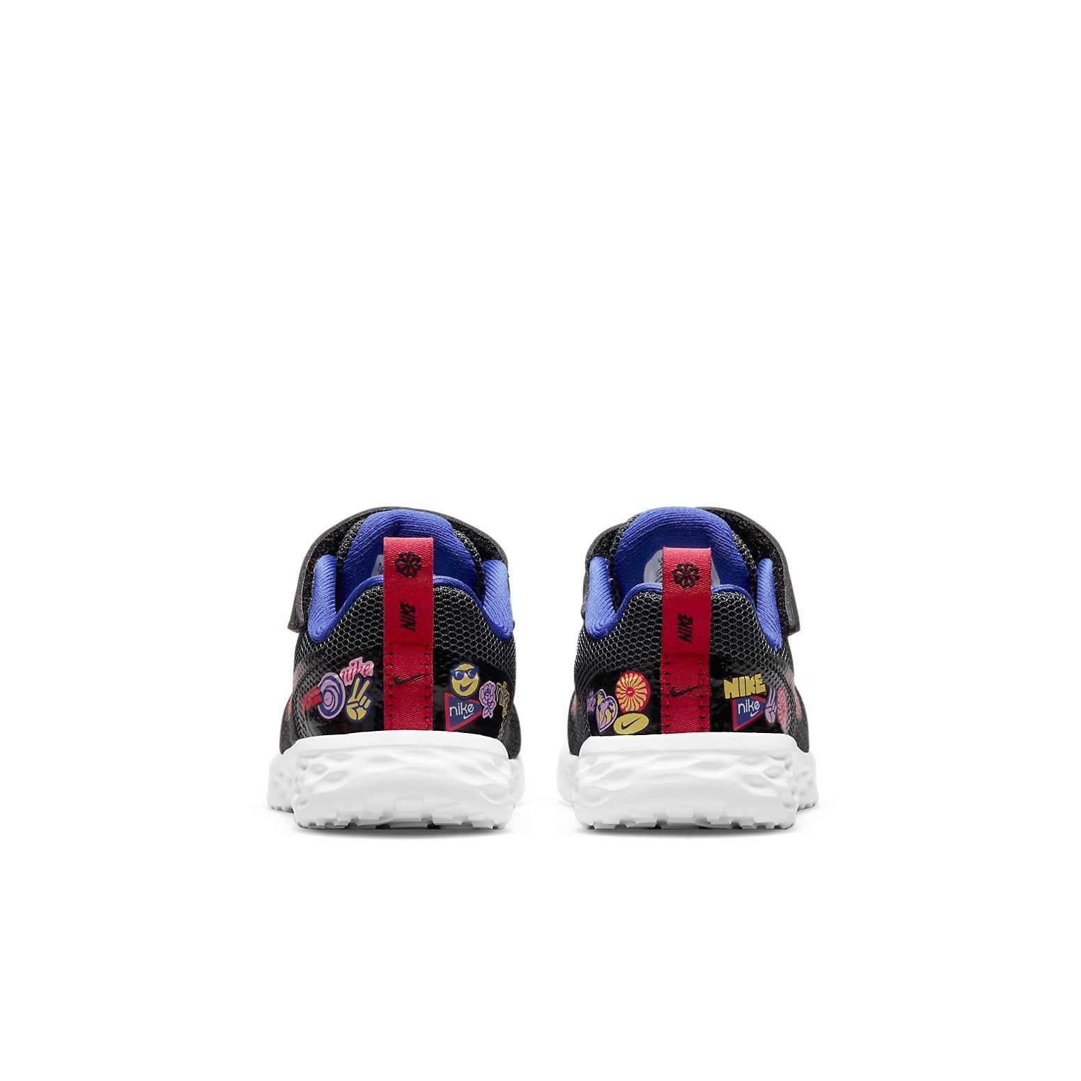 (TD) Nike Revolution 6 Low-Top Running Shoes Black/Red/Purple DD1105-013