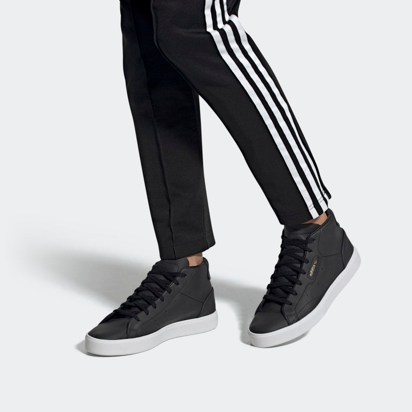 (WMNS) adidas Sleek Mid 'Core Black' EE4727